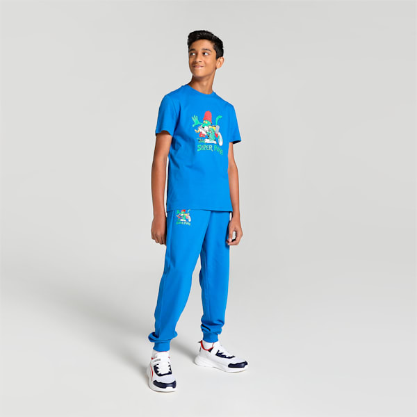 Super PUMA Graphic Youth Regular Fit T-Shirt, PUMA Team Royal, extralarge-IND