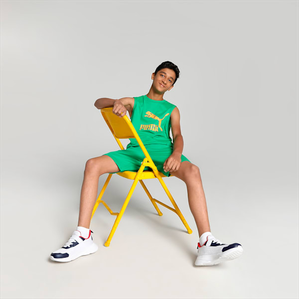 Super Youth Regular Fit Tank T-Shirt, Grassy Green, extralarge-IND