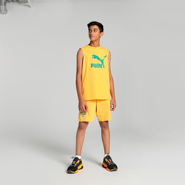 Super Youth Regular Fit Tank T-Shirt, Mustard Seed, extralarge-IND