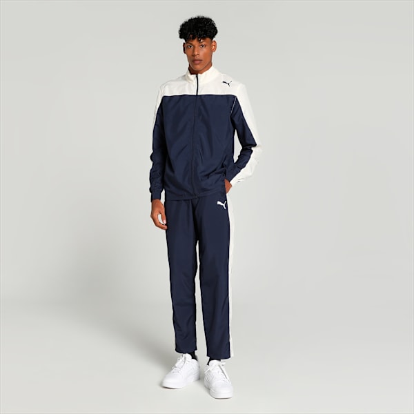 Train Favorite Men's Regular Fit Tracksuit, PUMA Navy, extralarge-IND