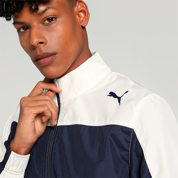Train Favorite Men's Regular Fit Tracksuit, PUMA Navy, extralarge-IND