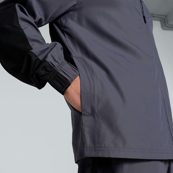 Train Favorite Men's Regular Fit Tracksuit, Galactic Gray, extralarge-IND