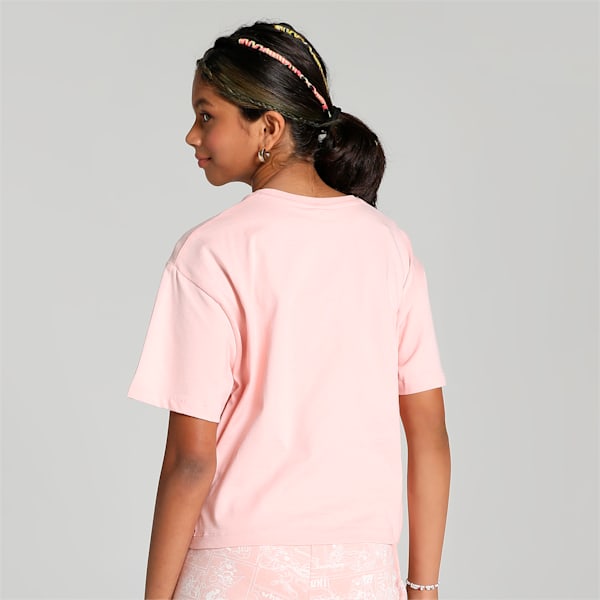 Super PUMA Youth Oversized T-Shirt, Rose Dust