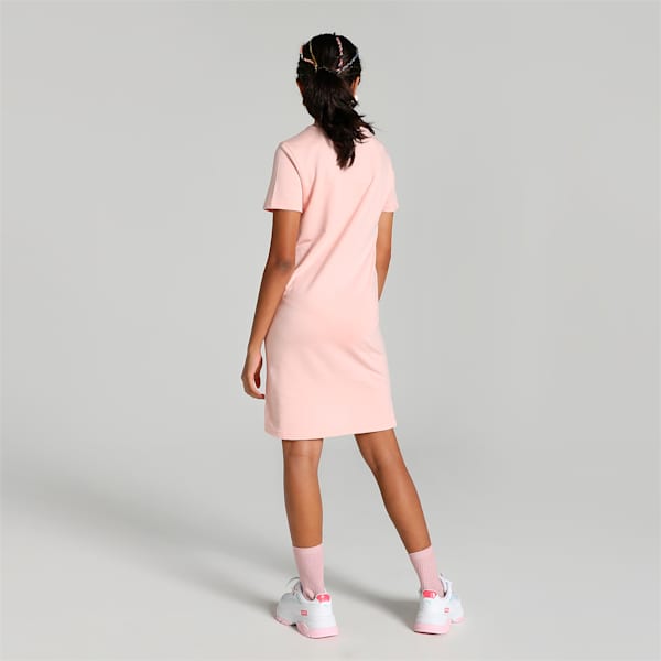 Super PUMA Girls Printed Graphic Dress, Rose Dust