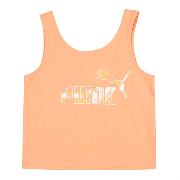 Youth Crop Tank Top, Orange Peach, extralarge-IND