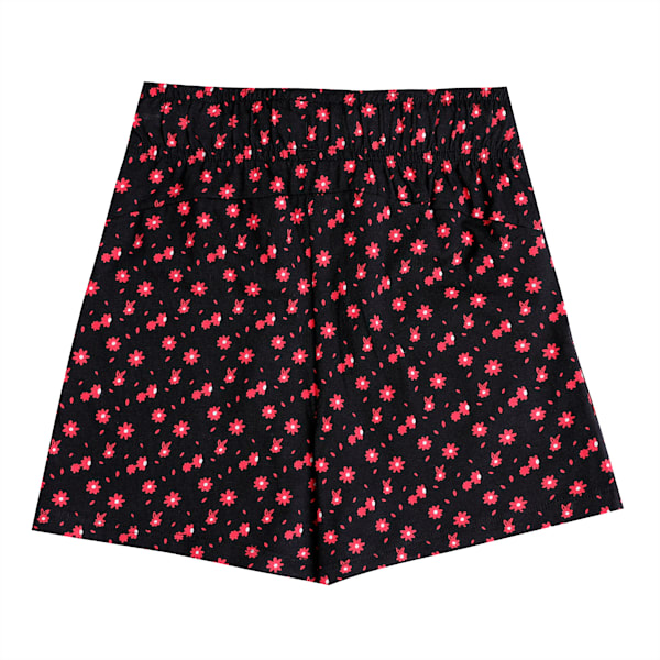 Girl's Shorts Pack of 2, Puma Black-Paradise Pink, extralarge-IND
