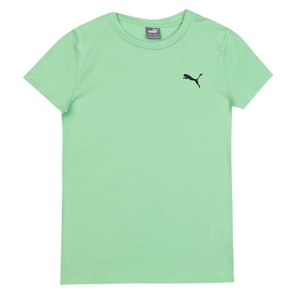 PUMA Girl's T-Shirt & Shorts Set, Summer Green-Ivory Glow, extralarge-IND