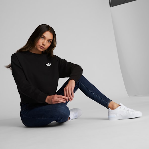 Sudadera ESS+ para mujer, PUMA Black, extralarge