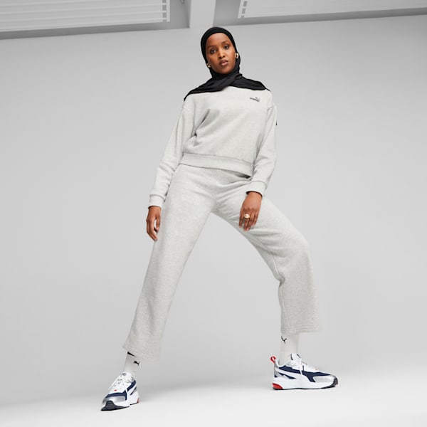 Chandail en molleton ESS+ Femme, Light Gray Heather, extralarge