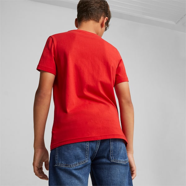 PUMA No. 1 Logo Big Kids' Tee, For All Time Red, extralarge