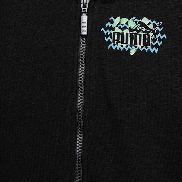 Essentials Mix Match Kid's Full-Zip Hoodie, PUMA Black, extralarge-IND