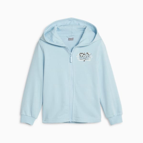 MILAN KIDS' TRACKSUIT WITH FULLY-ZIPPERED, HOODED SWEATSHIRT AND PANTS