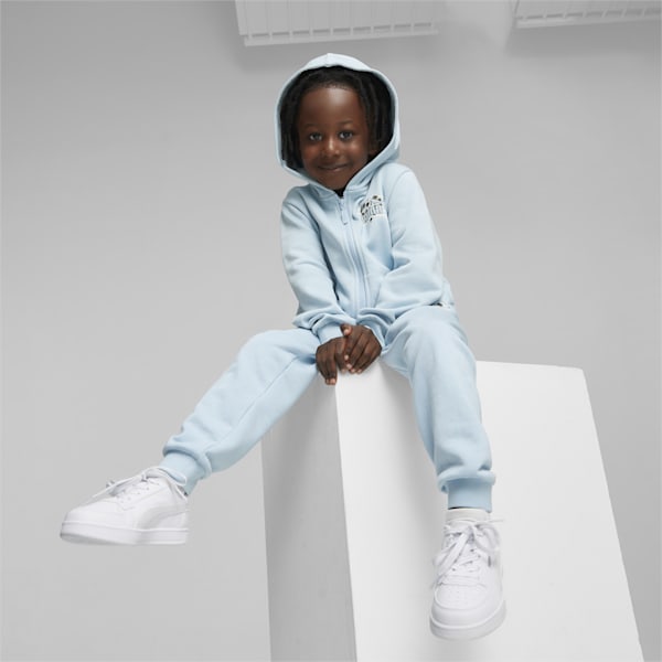 Mix Match Kid's Full-Zip Hoodie, Silver Sky, extralarge-IND