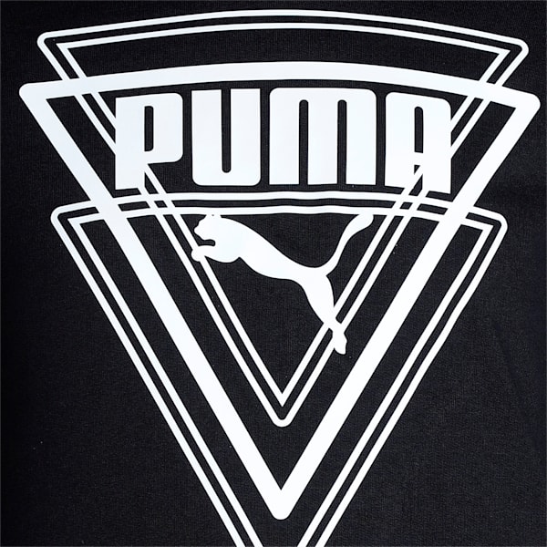Graphic Women's Regular Fit Crew-Neck Sweatshirt, Puma Black, extralarge-IND