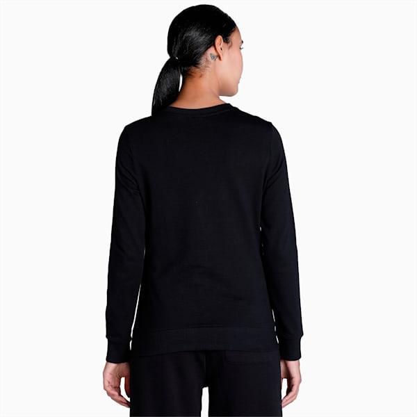 Graphic Women's Regular Fit Crew-Neck Sweatshirt, Puma Black, extralarge-IND
