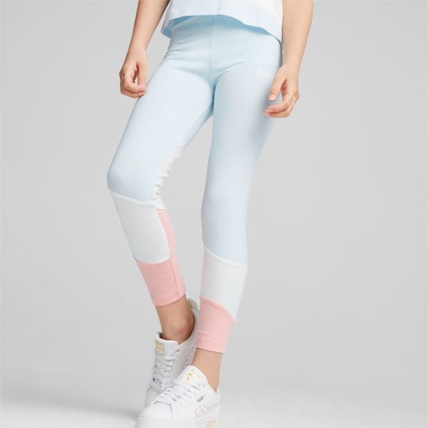 PUMA POWER Youth Leggings, Icy Blue, extralarge-GBR