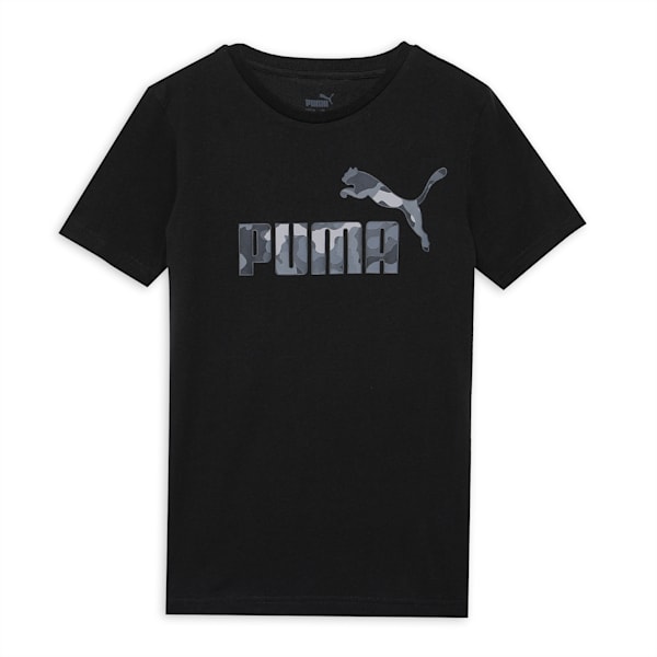CAMO Logo Youth Tee, PUMA Black, extralarge-IND