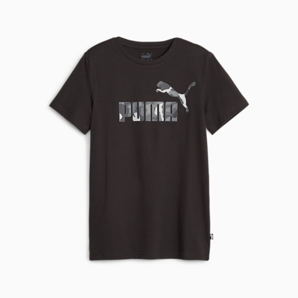 T-shirt ESS+ CAMO, enfant et adolescent, PUMA Black, extralarge