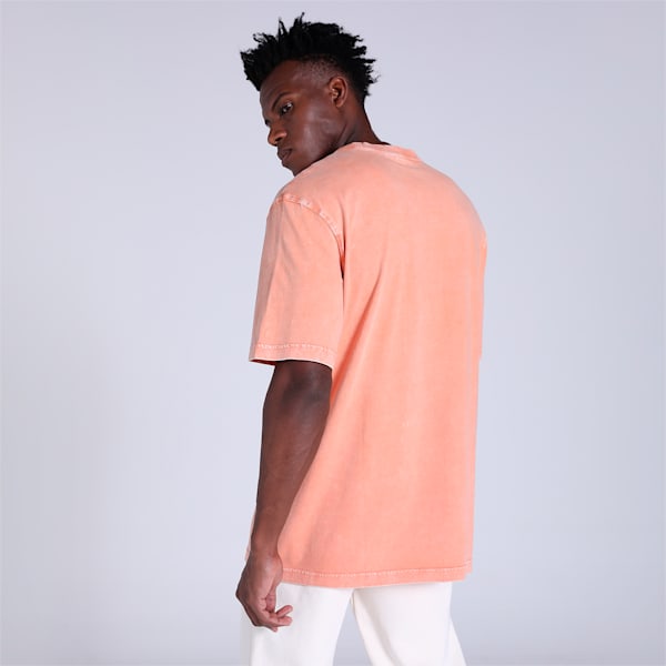 PUMAx1DER Men's Relaxed Fit T-Shirt, Orange Peach, extralarge-IND
