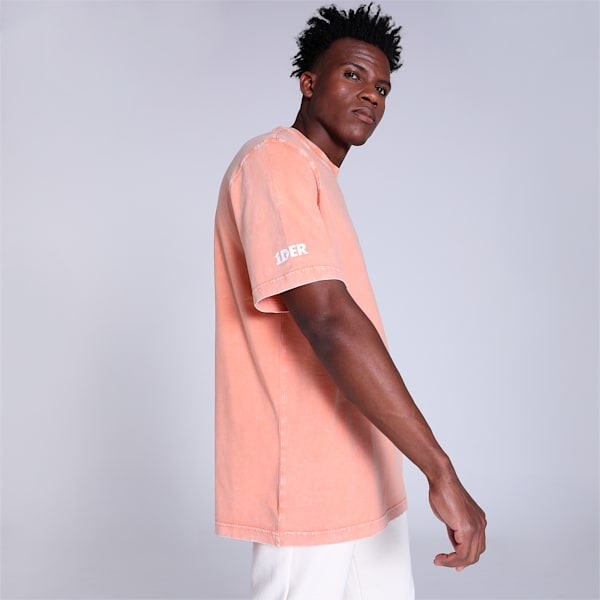 PUMAx1DER Men's Relaxed Fit T-Shirt, Orange Peach, extralarge-IND