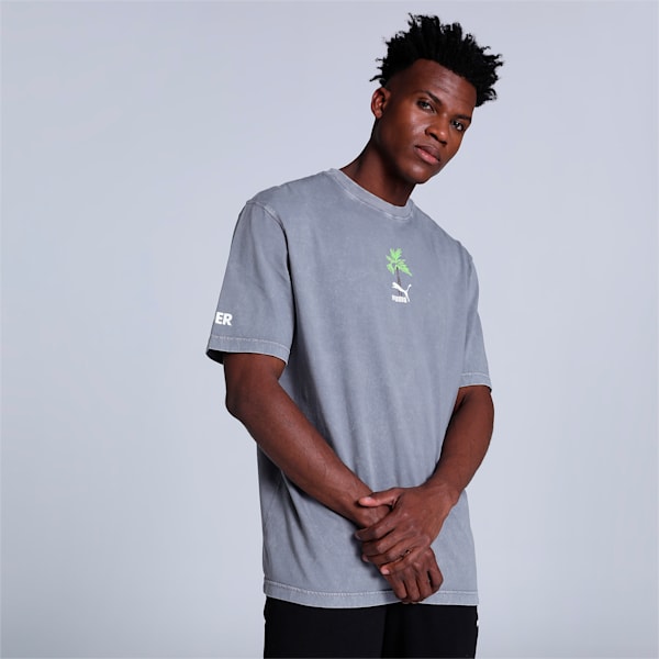 PUMAx1DER Men's Relaxed Fit T-Shirt, Gray Tile, extralarge-IND