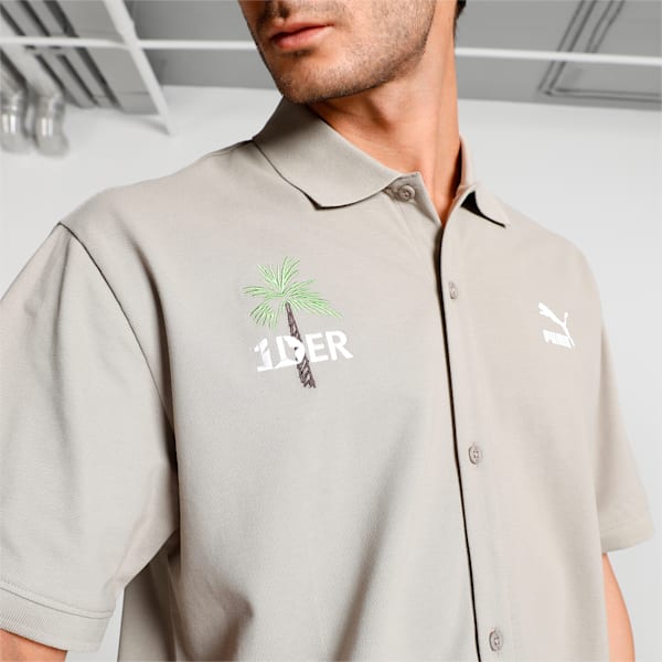 PUMAx1DER Men's Relaxed Fit Shirt, Birch Tree, extralarge-IND
