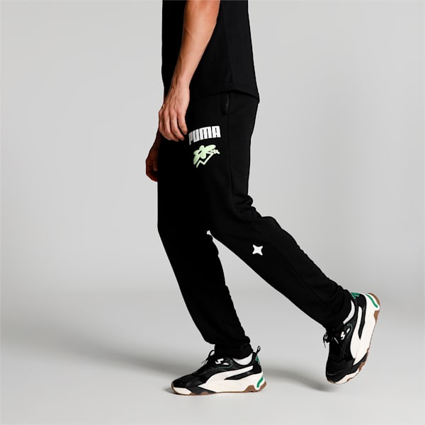 PUMAx1DER Graphic Men's Regular Fit Pants, PUMA Black, extralarge-IND