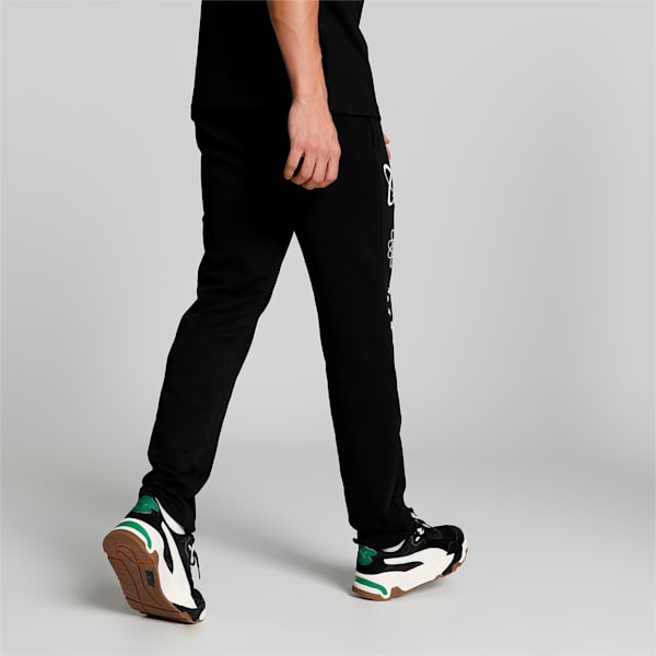 PUMAx1DER Graphic Men's Regular Fit Pants, PUMA Black, extralarge-IND