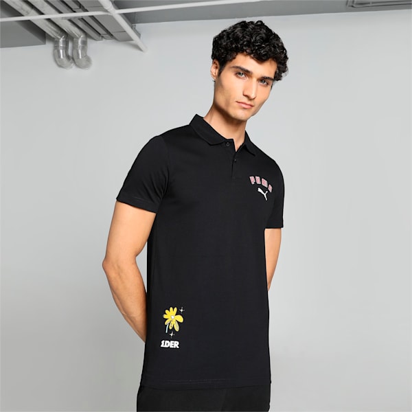 PUMAx1DER Graphic Men's Slim Fit T-Shirt, PUMA Black, extralarge-IND