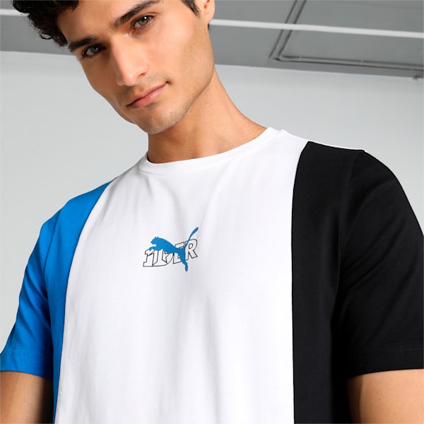 PUMAx1DER Colorblock Men's Regular Fit T-shirt, PUMA White, extralarge-IND
