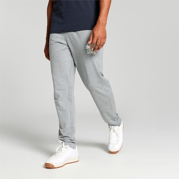 PUMAx1DER Graphic Men's Slim Fit Pants, Medium Gray Heather, extralarge-IND