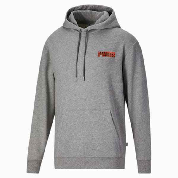 Speed Cat Men's Hoodie, Medium Gray Heather, extralarge