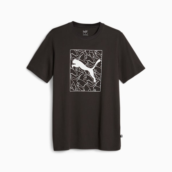 GRAPHICS Men's Tee, PUMA Black, extralarge-GBR