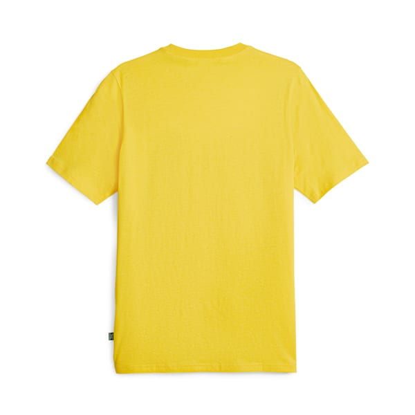 Graphics Vertical Men's T-shirt, Yellow Sizzle, extralarge-IND