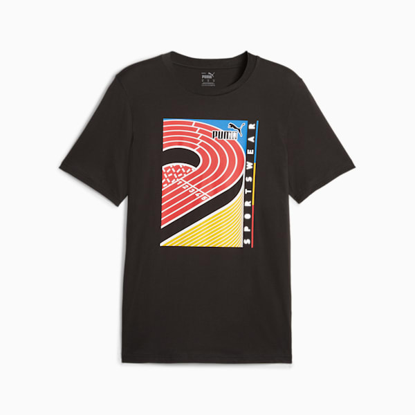 GRAPHICS Men's Tee, PUMA Black, extralarge-GBR