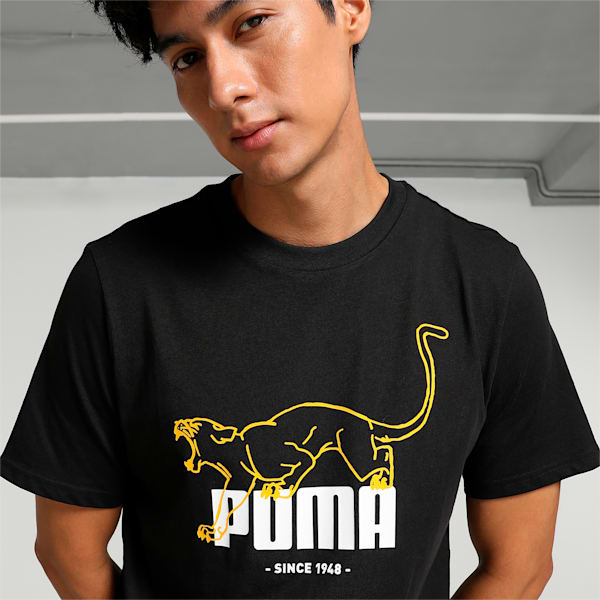 GRAPHICS Men's T-shirt, PUMA Black, extralarge-IND