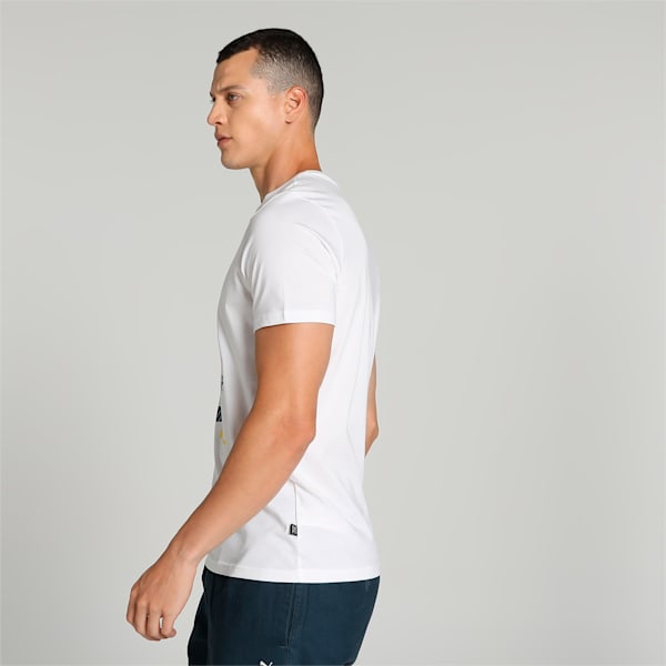 Graphics Photoprint Men's T-shirt, PUMA White, extralarge-IND