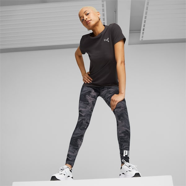 ESS+ MARBLEIZED Women's Leggings, PUMA Black, extralarge-IND