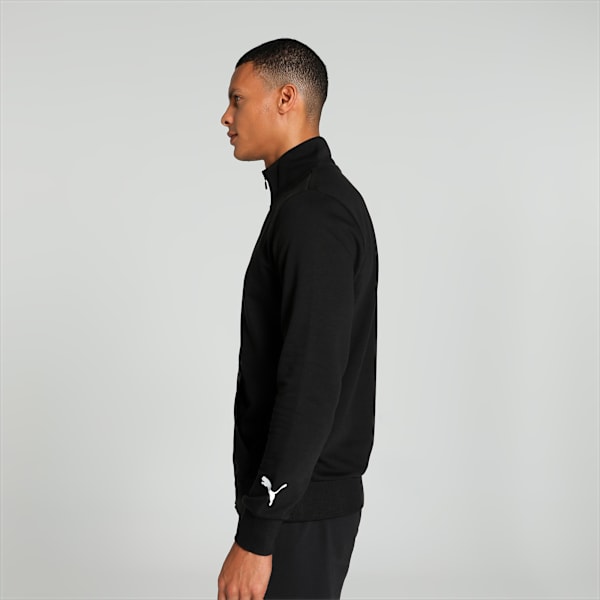 Contrast Men's Track Jacket, Puma Black, extralarge-IND
