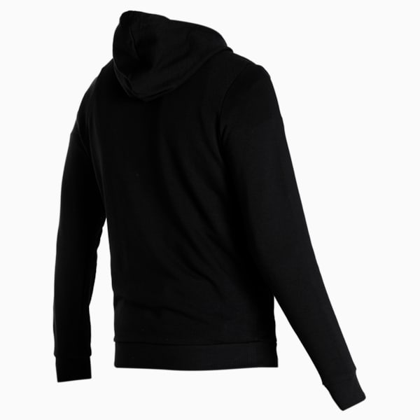 Knitted Gingham Logo Men's Slim Fit Jacket, Puma Black, extralarge-IND