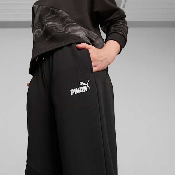 Pantalones PUMA POWER MARBLEIZED para niños, PUMA Black, extralarge