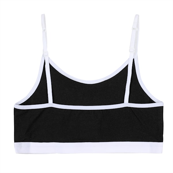 Girl's Beginners Bra, Puma Black, extralarge-IND