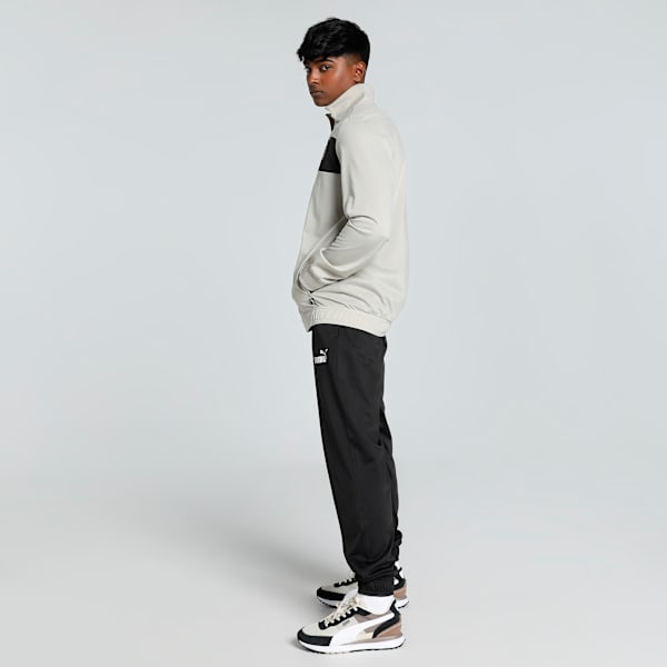 Men's Poly Tracksuit, Desert Dust, extralarge-IND