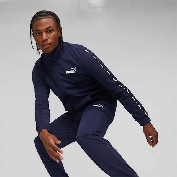 Men's Tape Tracksuit, PUMA Navy, extralarge-IND