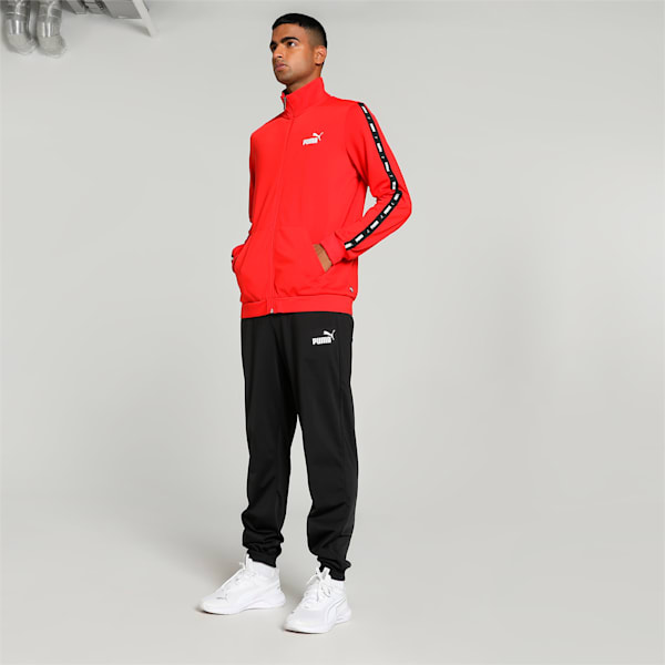 Men's Tape Tracksuit, For All Time Red, extralarge-IND