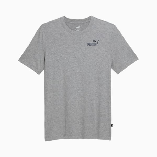 Camiseta para hombre Essentials Logo No. 1, Medium Gray Heather, extralarge