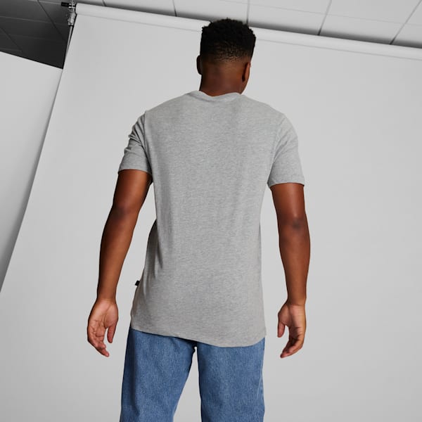 Essentials No. 1 Logo Men's Tee, Medium Gray Heather, extralarge