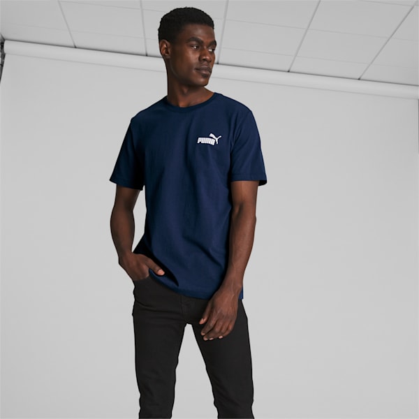 T-shirt Essentials No. 1 Logo, homme, PUMA Navy, extralarge