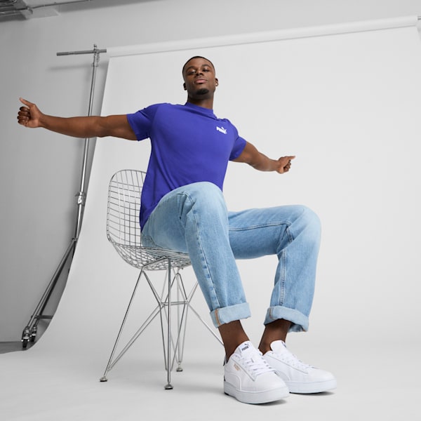 T-shirt Essentials No. 1 Logo, homme, Lapis Lazuli, extralarge