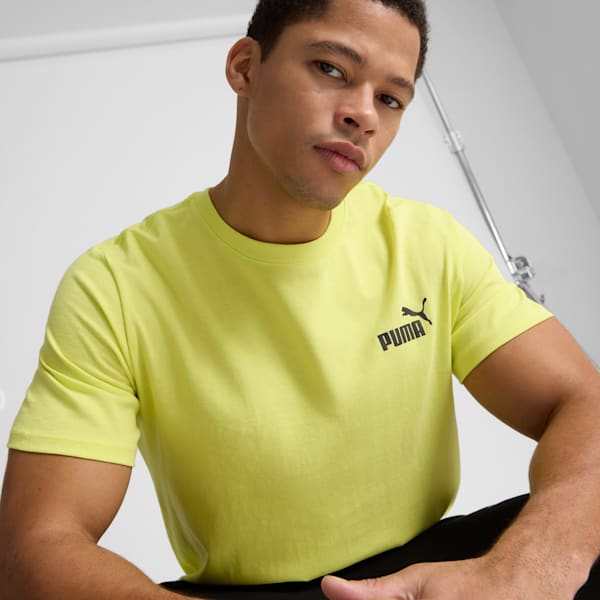 Essentials No. 1 Logo Men's Tee, Lime Sheen, extralarge